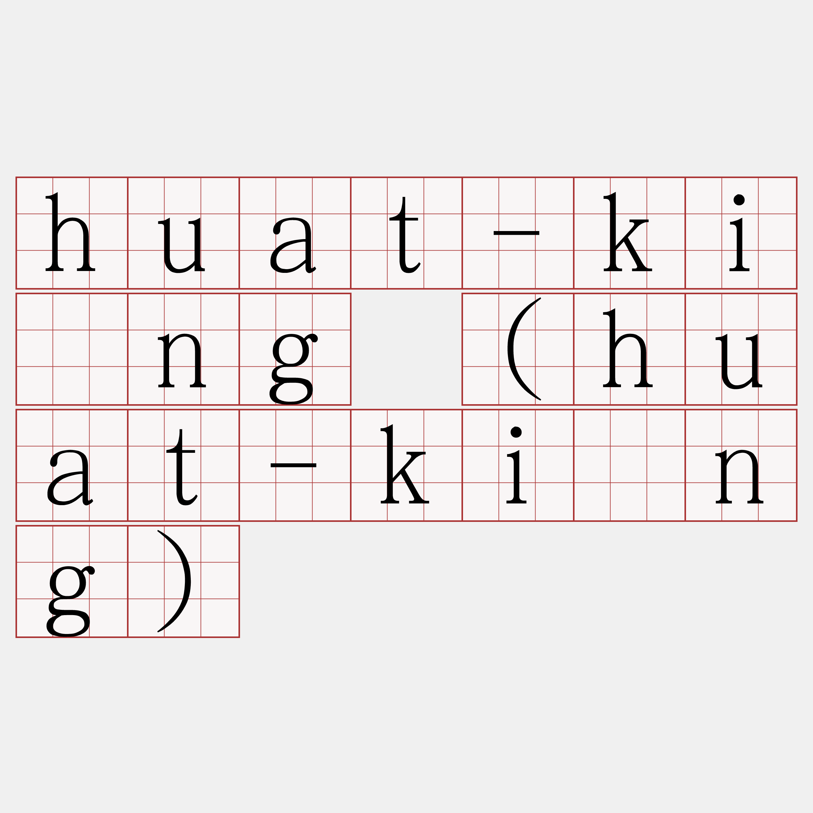 huat-kíng (huat-kìng)